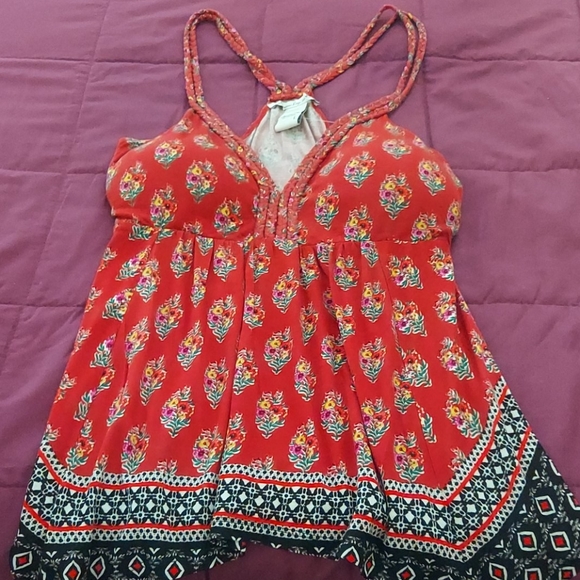 American Rag Tops - American Rag Orange padded Tank